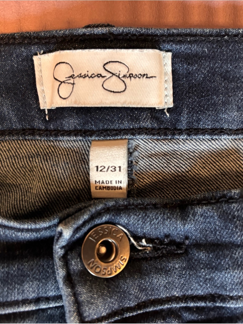 Jessica Simpson Dark Wash Bootcut Jeans Size 12/31